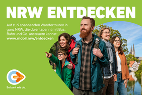 NRW entdecken - Kampagnenmotiv (© Kompetenzcenter Marketing NRW)